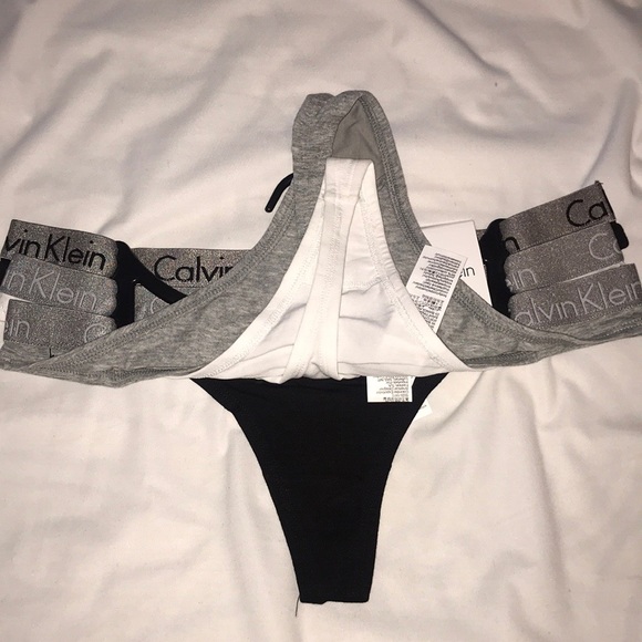 NWT Calvin Klein 3 pack Radiant Thongs M - Picture 6 of 8